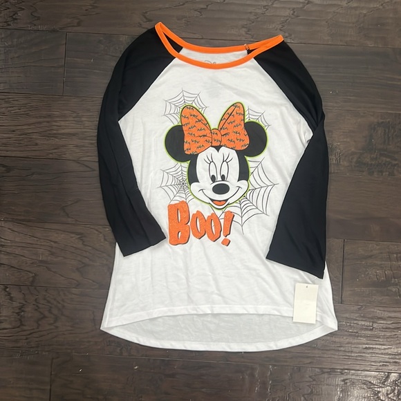 BUNDLE DISNEY, Girls 2- Minnie Mouse long sleeve tee shirts, , Large, NWT - Picture 2 of 8